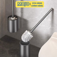 Bàn chải cọ bồn cầu Bộ chổi cọ vệ sinh toilet đa năng chất liệu nhôm cao cấp MOJO