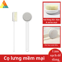Bàn chải cọ lưng, chà lưng Qualitel tắm mềm mịn tẩy tế bảo chết da tăng hiệu quả làm sạch dưỡng ẩm