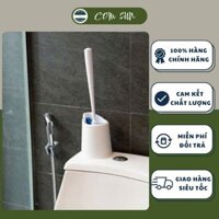 Bàn Chải Cọ Nhà Vệ Sinh, Bộ Chổi Cọ Toilet Sợi Micro Kháng Khuẩn Khay Đựng Chất Tẩy Tiện Lợi, COM SUN - Góc Gia Dụng