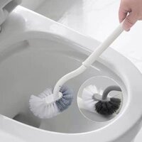 Bàn Chải Cọ Toilet Cán Dài - Chổi Chà Rửa Bồn Cầu Nhà Vệ sinh Bền Đẹp Mềm Mại Tặng Móc Treo