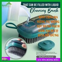 BÀN CHẢI ĐA NĂNG TỰ ĐỘNG XỊT DUNG DỊCH LÀM SẠCH CỌ RỬA ĐỒ DÙNG "BAHAMAR" có ngăn chứa dung dịch làm sạch để cọ rửa tiện