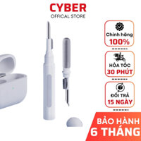 Bàn Chải Đa Năng Vệ Sinh Loa,Tai Nghe Điện Thoại Máy Tính Bàn Phím, Bút Vệ Sinh Airpods 4 Trong 1 CYBER OFFICIAL