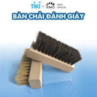 Bàn chải đánh giày lông heo, lông ngựa &amp; lông nhựa PP XIMO phiên bản cho giày vải sneaker XBCDG17 - XBCDG17-Lông heo-A6