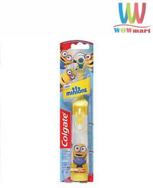 Bàn chải đánh răng cho bé bằng pin Colgate Minions