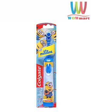 Bàn chải đánh răng cho bé bằng pin Colgate Minions