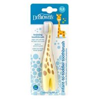 Bàn chải đánh răng cho bé hình con hươu cao cổ cho trẻ từ 0-3 tuổi