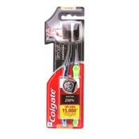 Bàn Chải Đánh Răng COLGATE Slim Soft Charcoal Bộ 2 Cây