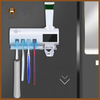 Bàn chải đánh răng đa chức năng Wilitto Hộp đựng bàn chải đánh răng có chất khử trùng Uv Hộp đựng kem đánh răng có thể sạc lại treo tường để chăm sóc răng miệng vệ sinh sạch sẽ Hoàn hảo cho gia đình