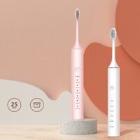 Bàn chải đánh răng điện - Bàn chải đánh răng Sonic công nghệ Đức - Tặng kèm 3 đầu thay thế EUNIO