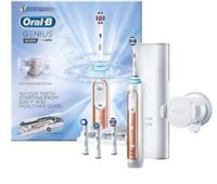 Bàn chải đánh răng điện cao cấp Oral-B Genius 9000 RGold (BHanh 2 năm) + nắp bảo vệ đầu bàn chải