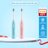 Bàn Chải Đánh Răng Điện Đa Năng,bàn Chải Cho Người Niềng Răng, 5 Cấp Độ Sạc Pin Tặng Kèm 4 Đầu Bàn Chải -Tongkhogiadung