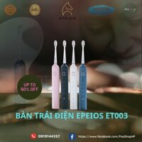 Bàn chải đánh răng điện EPEIOS ET003 Nhật Bản làm sạch, làm trắng và bảo vệ răng của bạn một cách hoàn hảo