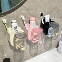 Bàn Chải Đánh Răng Điện Giá Đựng Cốc Nước Súc Miệng Ký Túc Xá Kiểu Treo Tường Rửa Mặt Đồ Dùng Nha Khoa Phòng Tắm Học Sin
