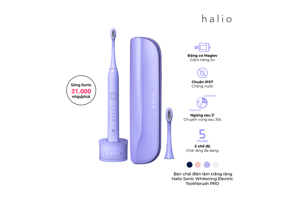Bàn chải đánh răng điện Halio Sonic Whitening Electric Toothbrush