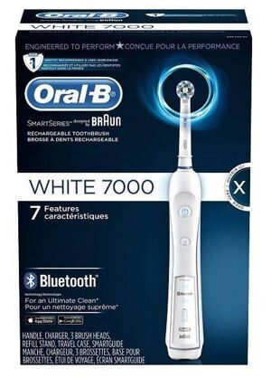 Bàn chải đánh răng điện Oral-B Precision Black 7000