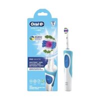 Bàn chải đánh răng điện Oral-B Vitality Braun, Pro White, 1 đầu bàn chải