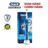 Bàn chải đánh răng điện Oral-B Pro 2 Blue D501.513-Hàng chính hãng bảo hành 24 tháng