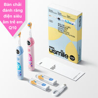 Bàn chải đánh răng, điện sóng âm thông minh usmile Q10 dành cho trẻ em - Bảo hành 12 tháng