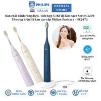 Bàn chải đánh răng điện tích hợp 5 chế độ làm sạch Philips Sonicare HX2471 Series 3200 (Bảo Hành 2 Năm)