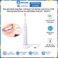 Bàn chải đánh răng điện, tích hợp 5 chế độ làm sạch Series 3200 thương hiệu cao cấp Philips Sonicare HX2471 - Hàng Chính Hãng - MÀU TÍM