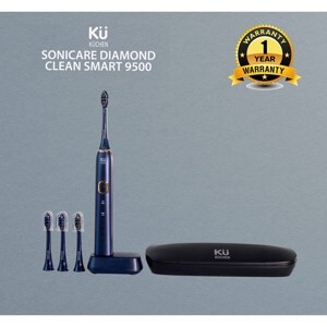 Bàn chải đánh răng điện xanh Kuchen KU 9500