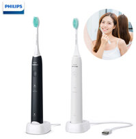 Bàn chải đánh răng điện Philips HX2421 - Hàng chính hãng - Màu trắng
