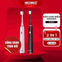 Bàn chải đánh răng điện Hichiko HC9801 5 chế độ, Công Nghệ Sóng Âm, Chải Sạch Mảng Bám Tới 10X