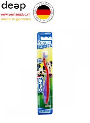 Bàn chải đánh răng Oral-B Stage 2 dành cho trẻ từ 2-4 tuổi