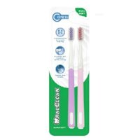 Bàn Chải Đánh Răng ORAL CLEAN Caress Dual Soft 2 Cây