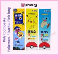 Bàn Chải Đánh Răng Pinkfong 75g Hình Pokemon / Pikachu Đáng Yêu Cho Bé