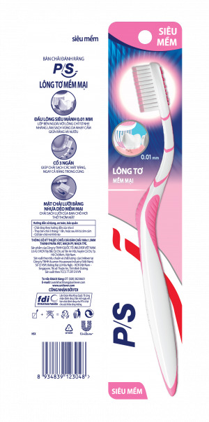 Bàn chải đánh răng P/S lông tơ mềm mại