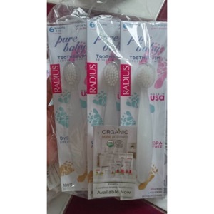 Bàn chải đánh răng Radius cho bé 6m+