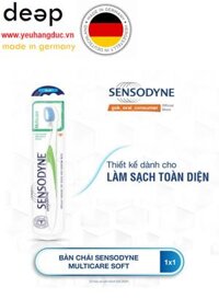 Bàn Chải Đánh Răng Sensodyne Multicare Soft Sạch Toàn Diện DEEP33 www.yeuhangduc.vn sẵn sàng cho bạn