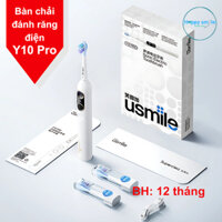 Bàn chải đánh răng, sóng âm thông minh usmile Y10 Pro - Bảo hành 12 tháng