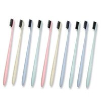 Bàn chải đánh răng than tre / Bàn chải đánh răng thân thiện với môi trường / Lông mềm dành cho người lớn