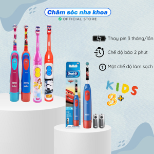 Bàn chải đánh răng trẻ em 3t bằng máy Oral-B Disney