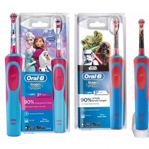Bàn chải đánh răng trẻ em 5t bằng máy Oral-B Disney