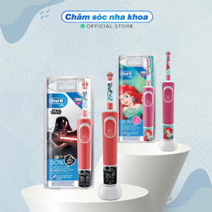 Bàn chải đánh răng trẻ em 5t bằng máy Oral-B Disney