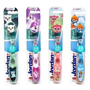 Bàn chải đánh răng trẻ em Jordan Step 2 - 3-5 tuổi