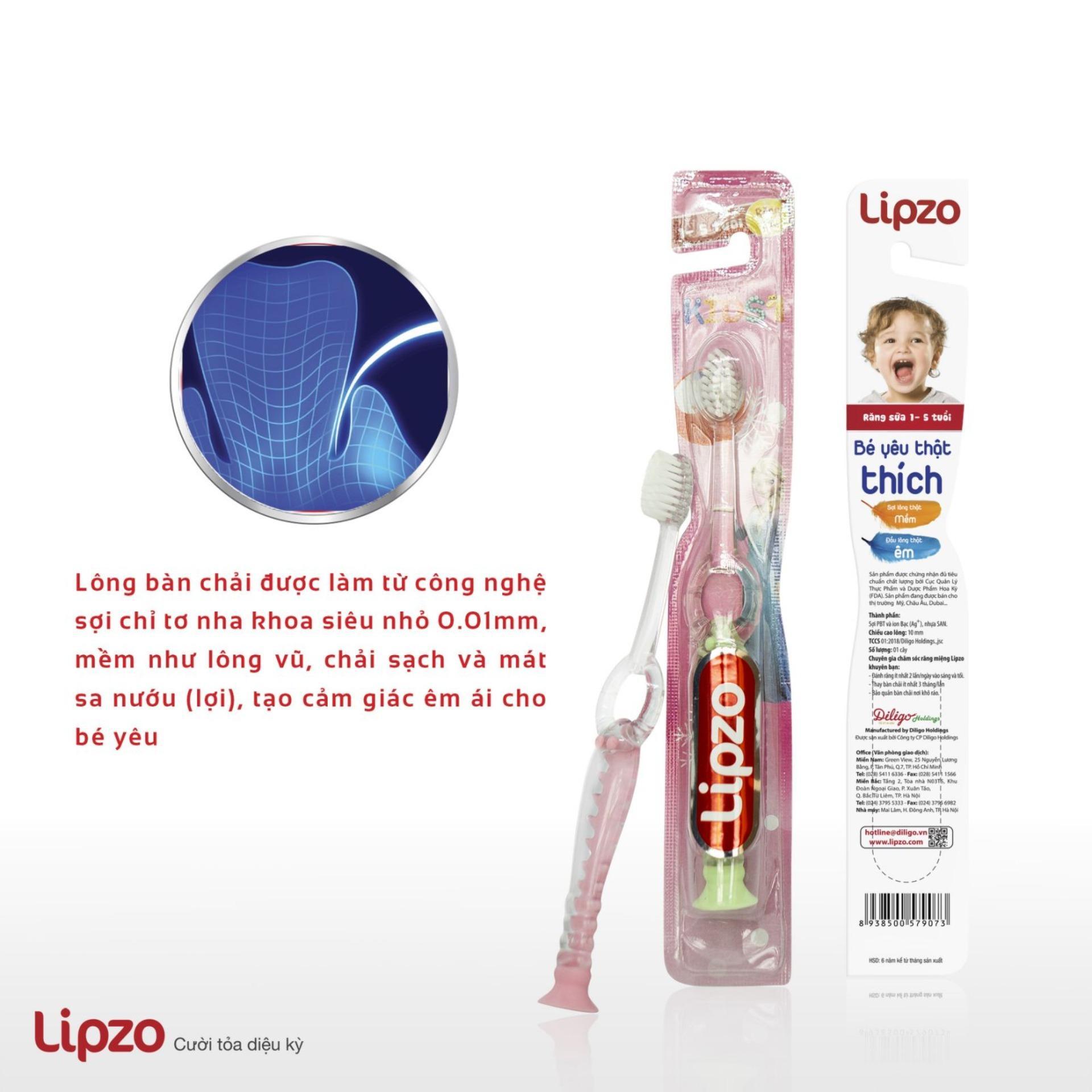 Bàn chải đánh răng trẻ em Lipzo Kids S1