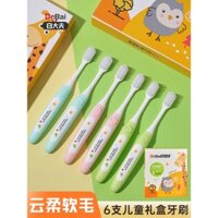 Bàn chải đánh răng trẻ em White Doctor cho trẻ từ 3 đến 6 đến 12 tuổi, lông mềm, bàn chải nhỏ dễ thương, gói gia đình, bàn chải bảo vệ nướu gia đình