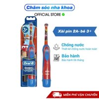 Bàn chải đánh răng tự động sử dụng pin Oral-B Disney cho trẻ em, bé trai từ 3 tuổi