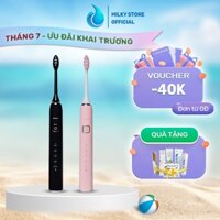 Bàn chải điện Brushie tích hợp máy rửa mặt công nghệ sóng âm sonic, phù hợp cho mọi loại răng