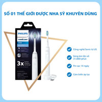 Bàn chải điện chính hãng Philips sonicare HX367123 màu trắng chải sạch sâu bảo hành 2 năm