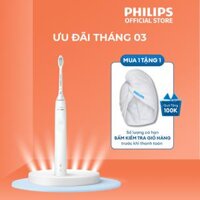 Bàn chải điện chính hãng Philips sonicare HX367123 màu trắng chải sạch sâu bảo hành 2 năm