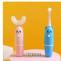 Bàn Chải Điện Đánh Răng cho Bé Tặng kèm 2 đầu bàn Chải Mẫu Mới 2025