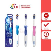 Bàn chải điện dùng pin Oral-B 3D White Battery Toothbrush - Chạy bằng pin AA