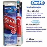 Bàn chải điện Oral-B Cars cho bé từ 3 tuổi (Sạc điện – 2 chế độ)