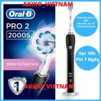 Bàn chải điện Oral B Pro 2 2000S ❤FREESHIP ❤ Bàn chải điện - Oral b