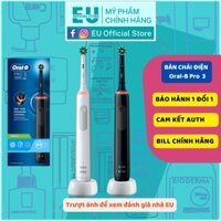 Bàn Chải Điện Oral-B Pro 3000 - Bàn Chải Chăm Sóc Răng Chính Hãng